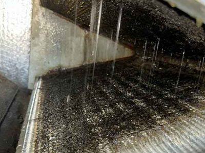 Before Evaporator Coil Cleaning